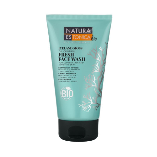 Svieži čistiaci gél na tvár s islandským machom - 150 ml - Natura Estonica