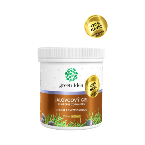Masážny gél borievka – limitovaná edícia +20 % NAVYŠE 300 ml – Green idea