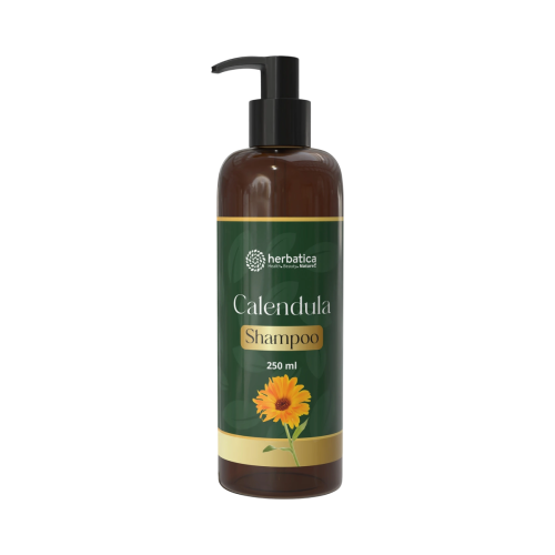 Calendula Shampoo – nechtíkový šampón na podporu rastu vlasov – 250 ml