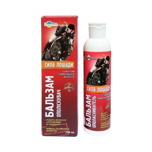 KONSKÁ SILA oplachovací balzam na vlasy s laminačným efektom - 250 ml - LekoPro