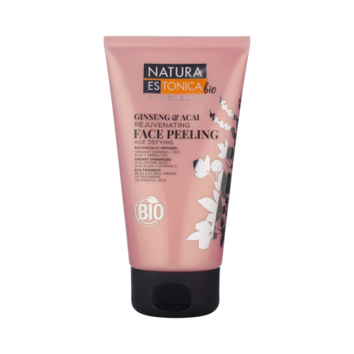 Omladzujúci pleťový peeling so ženšenom a acai - 150 ml - Natura Estonica