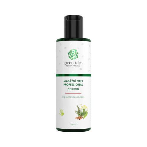 Celustin masážny olej 200 ml - Green idea