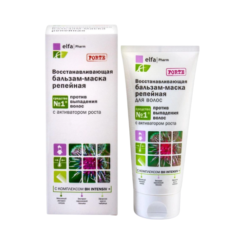 Regeneračná lopúchová maska na vlasy - 200 ml - Elfa Pharm