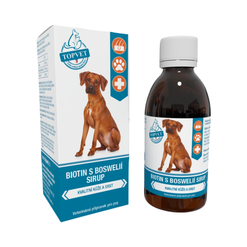 Sirup Biotin s boswelia pre psov 200 ml - Green idea