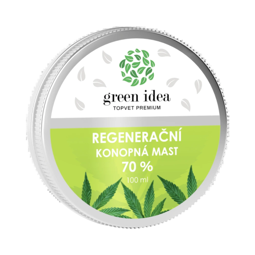 Konopná regeneračná masť 70 % 100 ml - Green idea