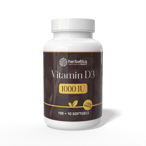 Vitamín D3 1000 IU - 110 tabliet