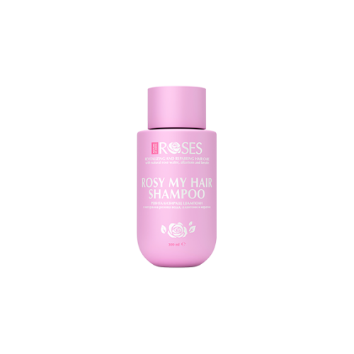 ROSY ME Revitalizačný a obnovujúci šampón s ružovou vodou, alantoínom a keratínom 300ml - NATURE OF AGIVA