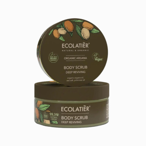 Telový peeling hĺbkovo vyživujúci Organic Argana- 300g - Ecolatier