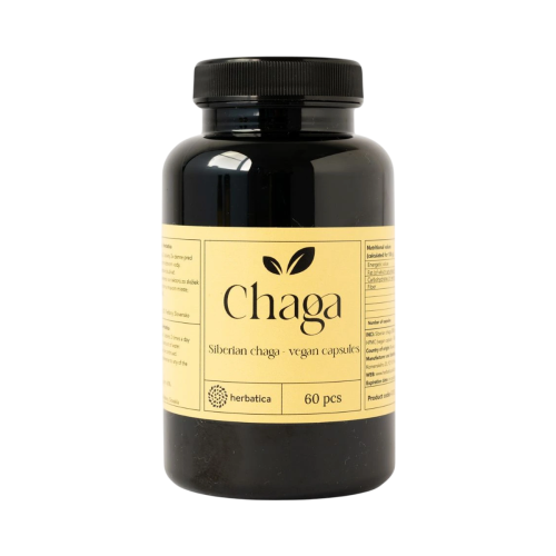 Čaga sibírska - 60 vegánskych kapsúl (300mg/ kapsula) 