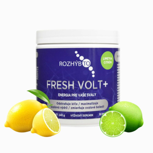 FreshVolt - elektrolytový nápoj (citrón limetka) - 240 g - Rozhýb to