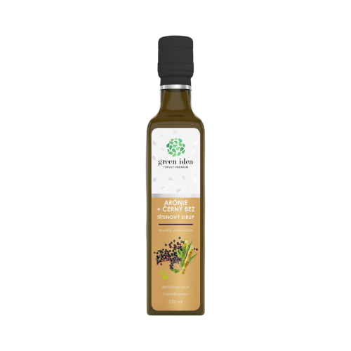 Arónia+čierna baza sirup trstinový 250 ml - Green idea