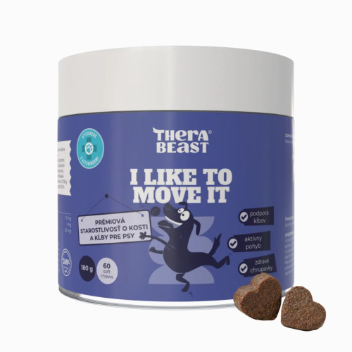 I Like To Move It Premium – podpora kĺbov a chrupaviek pre psov – 60 ks – Therabeast