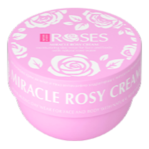 MIRACLE ROSY Vitalizujúci krém na tvár a telo s prírodnou ružovou vodou 150 ml - NATURE OF AGIVA
