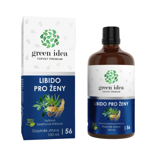 Libido pre ženy – bezliehová tinktúra 100 ml – Green idea
