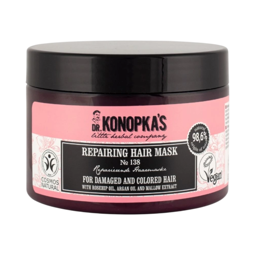 Regeneračná maska na vlasy №138 pre poškodené a farbené vlasy - 300 ml - Dr. Konopka's