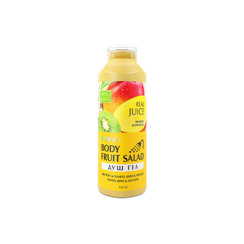 FRUIT SALAD – Prírodný sprchový gél Mango, Kiwi & Avokádo 330 ml - NATURE OF AGIVA