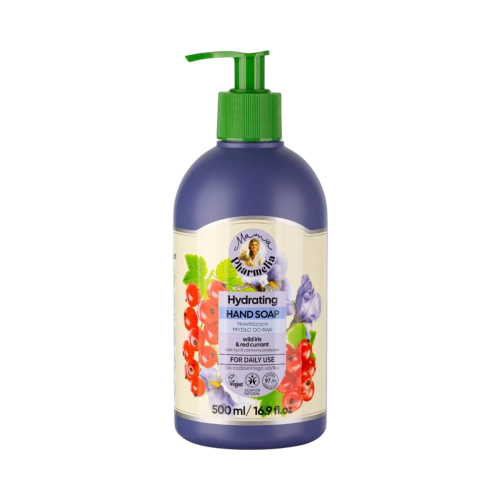 Hydratačné tekuté mydlo na ruky s divokým kosatcom a červenou ríbezľou - 500 ml - Mama Pharmelia