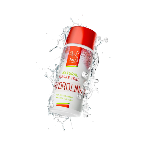 HYDROLINA - ústna voda zo škumpy vlasatej na krvácanie ďasien a zápach z úst - 150 ml - INA Essentials