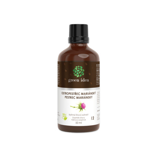 Pestrec tinktúra – kvapky 50 ml – Green idea
