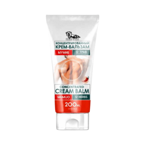 Koncentrovaný krém-balzam s mumiom a extraktom z 12 bylín - 200 ml - Vitateka