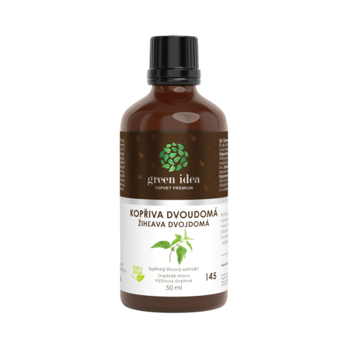 Žihľava dvojdomá – tinktúra – kvapky 50 ml – Green idea