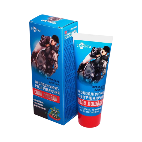 Konská sila krém/gél hrejivo-chladivý na zápaly, výrony, svaly - 75 ml - LekoPro