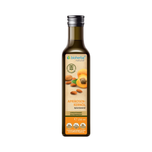 Marhuľový olej z jadier lisovaný za studena - 250 ml - Bioherba