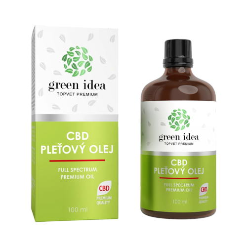 CBD pleťový olej 100 ml - Green idea