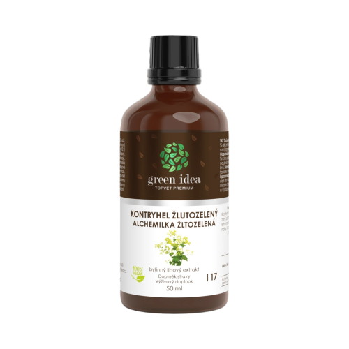 Alchemilka žltozelená – tinktúra – kvapky 50 ml – Green idea