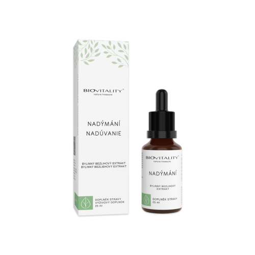 Nadúvanie bezalkoholová tinktúra – kvapky 25 ml – Green idea