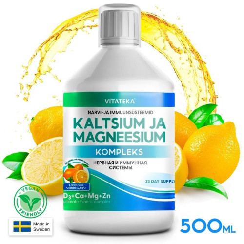 Komplex vápnika a horčíka – 500 ml – Vitateka