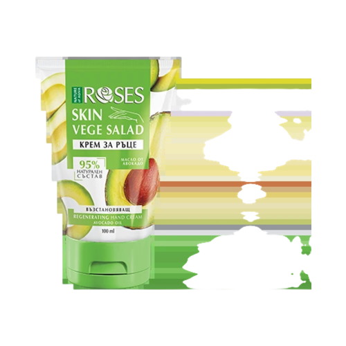 VEGE SALAD – Regeneračný krém na ruky s avokádovým olejom 100 ml - NATURE OF AGIVA