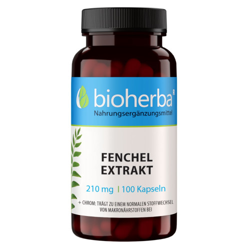 Extrakt z fenikla 210 mg – 100 kapsúl – Bioherba