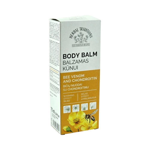 Telový balzam s včelím jedom a chondroitínom - 75 ml - Herbal Traditions Telový balzam s včelím jedom a chondroitínom - 75 ml - Herbal Traditions