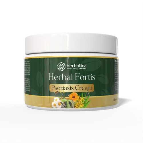 Herbal Fortis Psoriasis Cream - regeneračný krém pre pokožku so sklonom k psoriáze – 200 ml