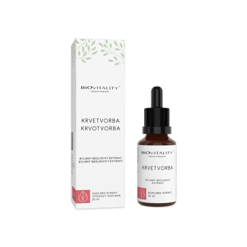 Krvotvorba – bezalkoholová tinktúra – kvapky 25 ml – Green idea