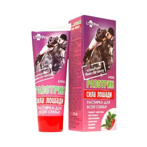 KONSKÁ SILA krém RAZOTRIN - na bolesti hrdla, prechladnutie - 75 ml - LekoPro