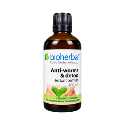 Bylinný komplex Anti-worms & Detox – 100 ml – Bioherba