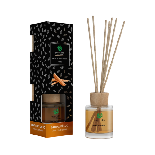 Ratanové vonné tyčinky Santalové drevo 100 ml - Green idea
