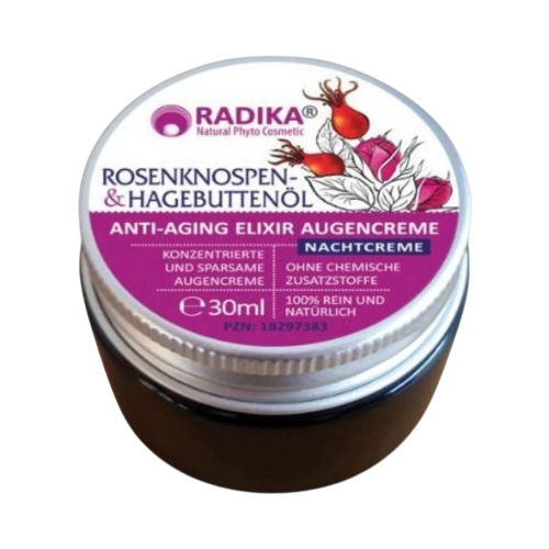Anti-aging očný krém s ružovými púčikmi a šípkovým olejom - 30 ml - Bioherba