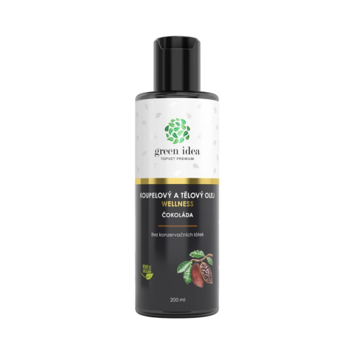Čokoláda – kúpeľový a telový olej 200 ml – Green idea