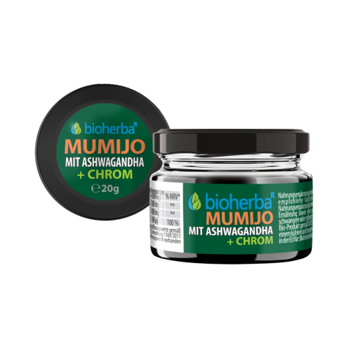 Mumio extrakt Shilajit s Ashwagandhou - 20 g - Bioherba Mumio extrakt Shilajit s Ashwagandhou - 20 g - Bioherba