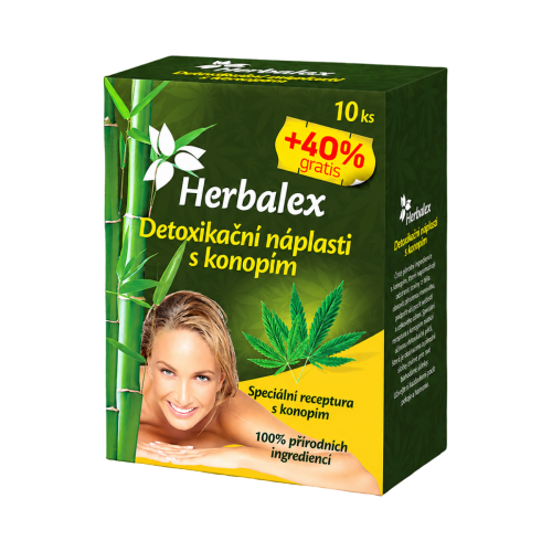 Herbalex – Detoxikačné náplasti s konope – 14 ks – Green idea