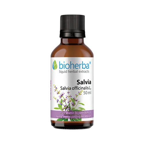 Šalvia - tinktúra kvapky - 50 ml - Bioherba