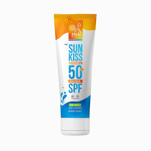 Prírodný opaľovací krém na tvár a telo SPF 50+ s organickou jedľou bielou - 100 ml - INA Essentials