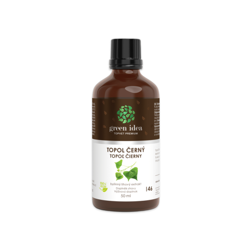 Topoľ čierny tinktúra – kvapky 50 ml – Green idea