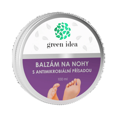 Balzam na nohy s antimikrobiálnou prísadou – 100 ml – Green idea