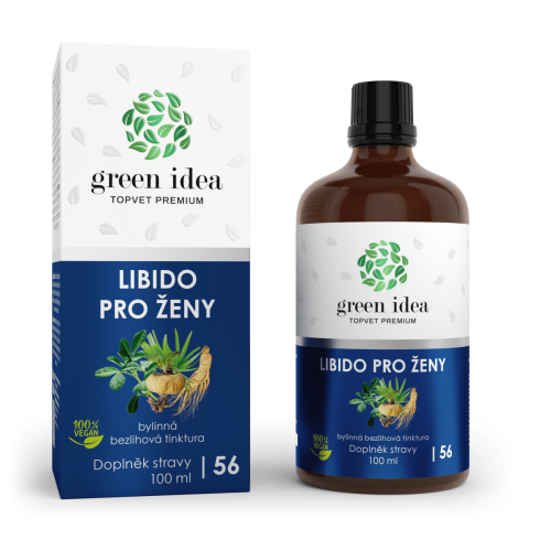 Libido pre ženy – bezliehová tinktúra 100 ml – Green idea