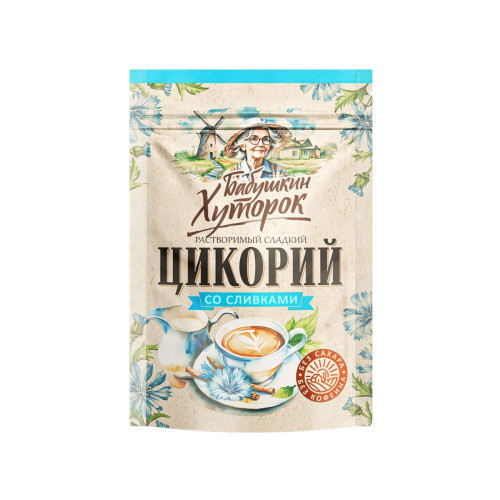 Čakanková káva so stéviou a rastlinnou smotanou - 100 g - Hutorok