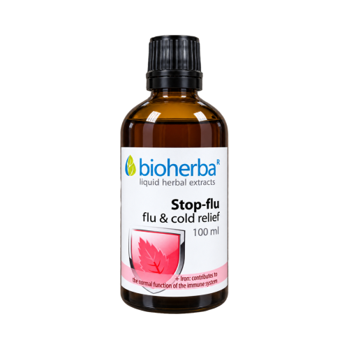 Bylinný komplex Stop-flu na podporu imunity – 100 ml – Bioherba